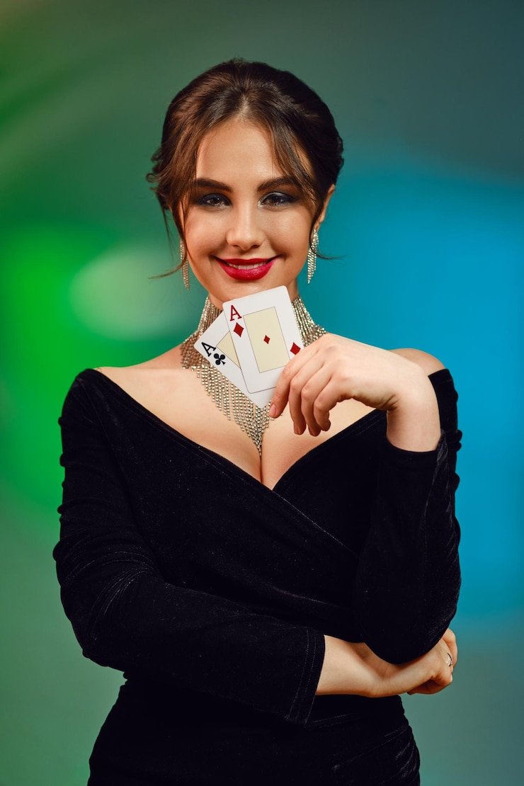 Tampilan meja live-dealer gopay69 dengan dealer profesional di studio HD